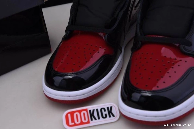 Rep LUCY 1 Patent Bred Jordan High Air OG 555088-063 0707